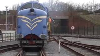 DELTIC PROTOTYPE IS MOVED AT LOCOMOTION SHILDON [upl. by Marys]