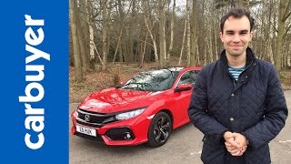 Honda Civic hatchback 2017 indepth review  Carbuyer [upl. by Manwell]