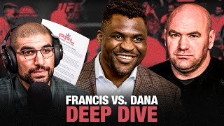 Ariel reacts to Dana White’s latest Francis Ngannou lies  The Ariel Helwani Show [upl. by Laertnom]