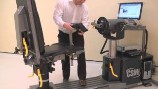 Isokinetic forearm pronation supination test CSMI Humac Cybex Norm set up [upl. by Procora]