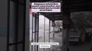 PAK LEBAI PAS SKIBIDI BERHIMPUN TAPI DIORANG DAH LARI SEBAB HUJAN TINGGAL WALAUN TERKONTANGKANTING [upl. by Aehtrod]