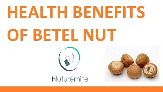 Betel Nut A Natural Stimulant and a Healthful Supplement Effects of Betel Nut on Acute amp Chronic [upl. by Mattie920]