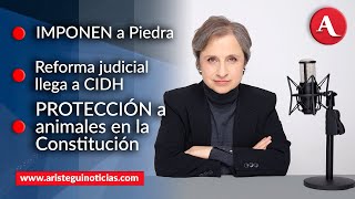 AristeguiEnVivo Imponen reelección de Piedra en CNDH reforma judicial en CIDH  131124 [upl. by Gould]