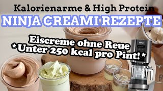 5 HIGH PROTEIN EIS NINJA CREAMI REZEPTE  ZUCKERFREI  The Ice Cream Girl [upl. by Arised]