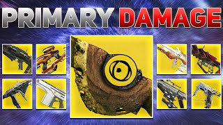 What is the BEST Primary for DPS in Destiny 2 Season 22 Damage Testing [upl. by Atirat673]