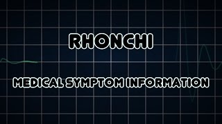 Rhonchi Medical Symptom [upl. by Oppen]