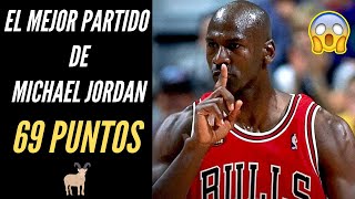 EL MEJOR PARTIDO DE MICHAEL JORDAN EN LA NBA 😱 69 PTS 18 REB 🐐🐐 [upl. by Suollecram]