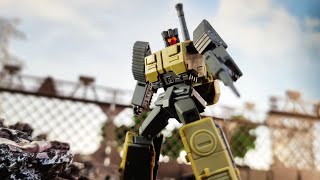 Magic Square Bruticus Combiner Brawl，World Premiere Transformers Stop Motion Animation [upl. by Roumell949]