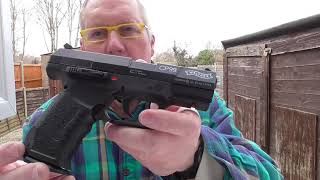 UMAREX WALTHER CP99 PISTOL OUTDOOR REVIEW 25022023 [upl. by Akemit]