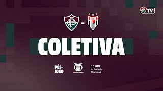 FLUTV  COLETIVA  FLUMINENSE 1 x 2 ATLETICO  GO  CAMPEONATO BRASILEIRO 2024 [upl. by Poler455]