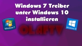 Windows 7 TreiberProgramme unter Windows 10 installieren HD German [upl. by Zedekiah]