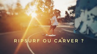 RipSurf ou Carver surfskate [upl. by Englis342]