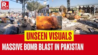 Massive Bomb Blast At Pakistans Quetta Railway Station Baloch Liberation Army Takes Responsibility [upl. by Aimehs47]