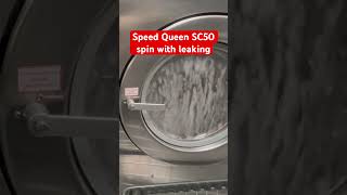 Speed Queen SC50 spin with leaking [upl. by Artair]