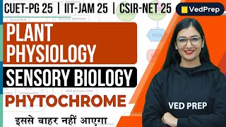 Plant Physiology  Sensory Biology  Phytochrome CUET PGIIT JAMCSIR NET VedPrep Biology Academy [upl. by Anauqes]