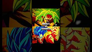 Broly vs Gogeta dbs debate gogeta broly edit [upl. by Adnak586]