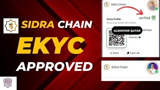 Sidra Chain New KYC Complete Process  How To Verified Sidra Kyc  Sidra Chain Kyc  Alshkoor Qatar [upl. by Hellah]