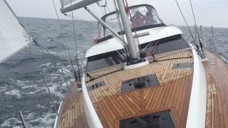 Delphia 46 Review  Factory visit and TestSail [upl. by Ecirtak]