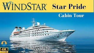 BALCONY STATEROOM TOUR  WINDSTAR STAR PRIDE  4K [upl. by Siol372]