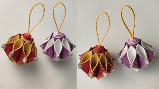 DIY handmade Christmas Ornaments for Home Decorations  Lets Make Some Christmas Tree Ornaments [upl. by Ybab812]