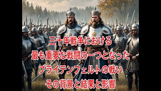 三十年戦争における最も重要な戦闘の一つとなったブライテンフェルトの戦い その背景と結果と影響 history 歴史 ３０年戦争 [upl. by Ahsei37]