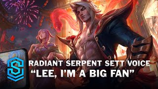 Radiant Serpent Sett Full Voice  Special Interactions  English [upl. by Jacey]