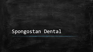 Spongostan Dental [upl. by Mechelle]