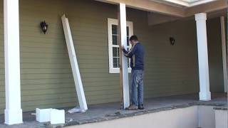 DIY l How to install patio PVC column wraps  FYPON [upl. by Sale]