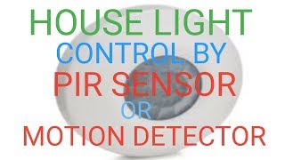 HOW TO INSTALL MOTION SENSOR AT HOME [upl. by Demott]