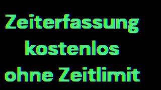 Zeiterfassung  kostenlos OK mit Mobile TimeStatement [upl. by Larimore]