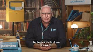 Brevbäraren Bosse tipsar hur du kan hämta ut paket med PostNord App [upl. by Adnimra6]