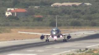 FlyNiki  Takeoff Samos Airport [upl. by Kired]