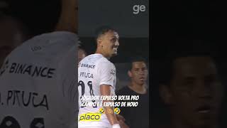 Vermelho direto var chama jogador volta e toma vermelho de novo 🤣🤣🤣 [upl. by Enyale]