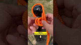 Bowline on a bight knot around a pole [upl. by Quinton]