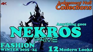 Nekros Prime Fashion Frame Warframe Winter 2025 24 ArtFashion [upl. by Armbrecht]