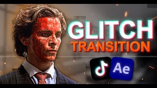 HOW TO Glitch Transition Effect I After Effects Tutorial [upl. by Anidualc]