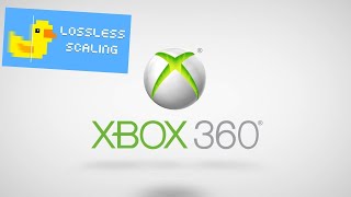 Lossless Scalingのフレーム補間をXBOX360に使うとどうなるの？ LSFG 23アップスケーリング [upl. by Rinum387]