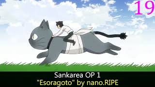 My Top nanoRIPE Anime Songs [upl. by Ettenom]