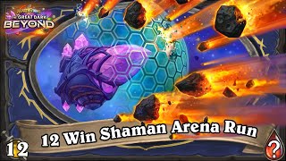 Rocks Rocks 12 Win Shaman Hearthstone Arena Run [upl. by Kare]