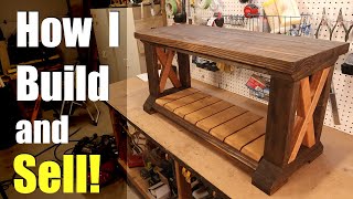 A Typical Day of Woodworking  Plus Tips on Selling on Facebook Marketplace woodworking [upl. by Ponce823]