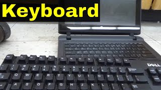 How To Connect External Keyboard To A LaptopEasy Tutorial [upl. by Stasny]