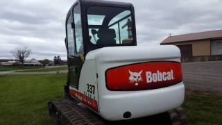 2007 Bobcat 337G Mini Hydraulic Excavator For Sale Inspection Video [upl. by Nosrac]