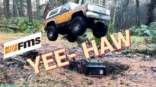 FULLY LOADED TRX4 BEATER THE FMS FCX10 CHEVY K5 The ‘Fall’ Guy [upl. by Eruza]