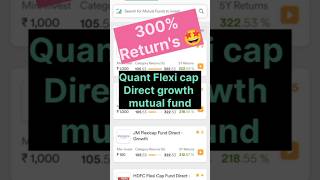 Quant Flexi Cap Direct Growth Mutual Fund flexi cap fund review  top Mutual fund  Quant MF review [upl. by Koeninger]