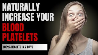 5 FOODS that increase BLOOD PLATELETS health platelets [upl. by Pagas]