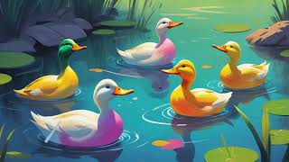 The Ducks Go Waddling  Count Up To Ten  Super Simple Songs kidssongs nurseryrhymes ducks 2024 [upl. by Anglim]