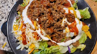 Cooking LaFonda taco salad [upl. by Nodab]