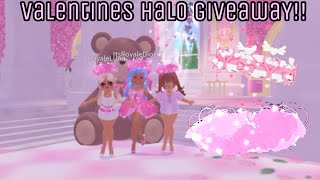 VALENTINES HALO ROYALE HIGH 2024 RICH ROYALE HIGH HALOS [upl. by Ynnot346]