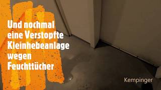 Rohrreinigung BerlinKempinger 14 WC Hebeanlage def Feuchtücher WC Abfluss Verstopft Notdienst [upl. by Serafina]