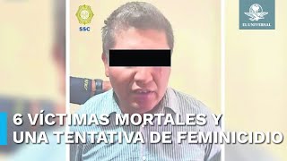 Fiscalía confirma 7 víctimas del presunto feminicida serial de Iztacalco [upl. by Llenna]